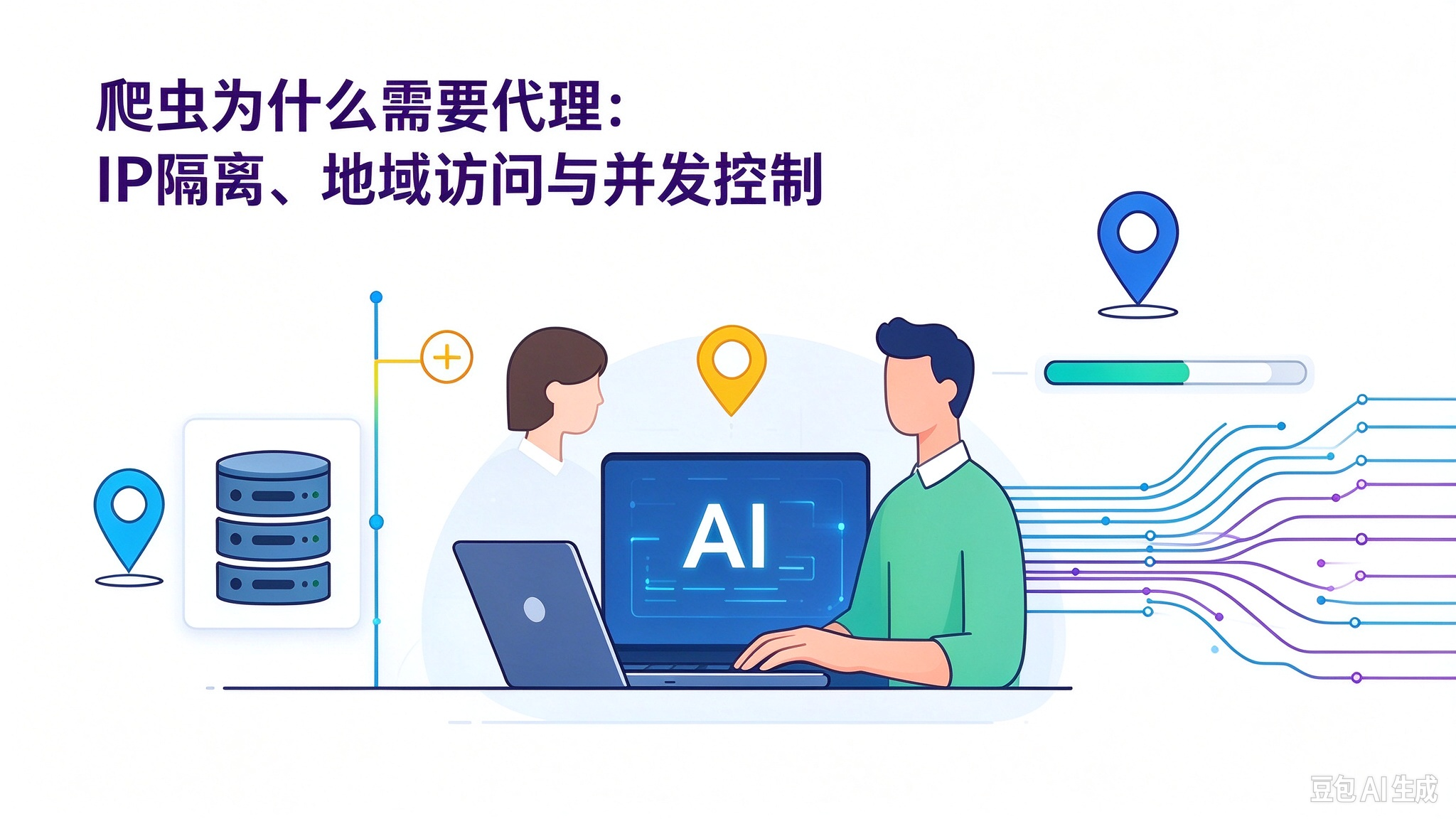 爬虫为什么需要代理：IP 隔离、地域访问与并发控制